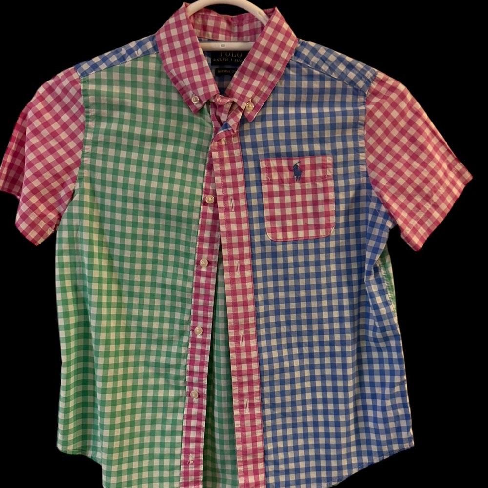 Ralph Lauren Kids Colorful Gingham Button-Down Shirt